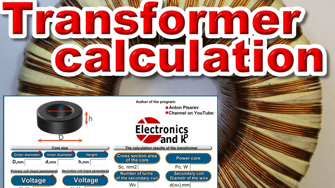 transformer design calculation